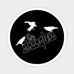 stranglers crows white outline Magnet